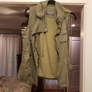 Olive Green Utility Vest